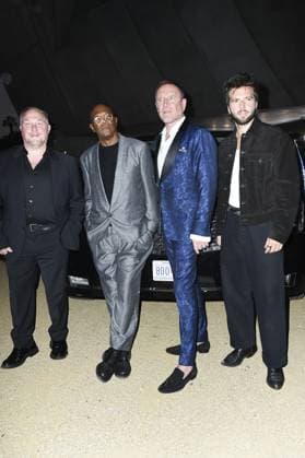 Keith Kjarval, Samuel L. Jackson, Renny Harlin, Guy Burnet at arrivals for THE BEAST Premiere, Academy Museum of Motion Pictures, Los Angeles, CA, October 06, 2026. Photo By: Elizabeth Goodenough Everett Collection THE BEAST Premiere PUBLICATIONXNOTxINxCANxCHNxFRAxITAxJPNxNORxPOLxRUSxESPxUKxUSA