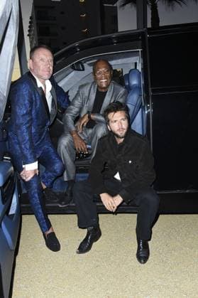 Samuel L. Jackson, Renny Harlin, Guy Burnett at arrivals for THE BEAST Premiere, Academy Museum of Motion Pictures, Los Angeles, CA, October 06, 2026. Photo By: Elizabeth Goodenough Everett Collection THE BEAST Premiere PUBLICATIONXNOTxINxCANxCHNxFRAxITAxJPNxNORxPOLxRUSxESPxUKxUSA