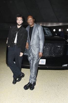 Guy Burnet, Samuel L. Jackson at arrivals for THE BEAST Premiere, Academy Museum of Motion Pictures, Los Angeles, CA, October 06, 2026. Photo By: Elizabeth Goodenough Everett Collection THE BEAST Premiere PUBLICATIONXNOTxINxCANxCHNxFRAxITAxJPNxNORxPOLxRUSxESPxUKxUSA