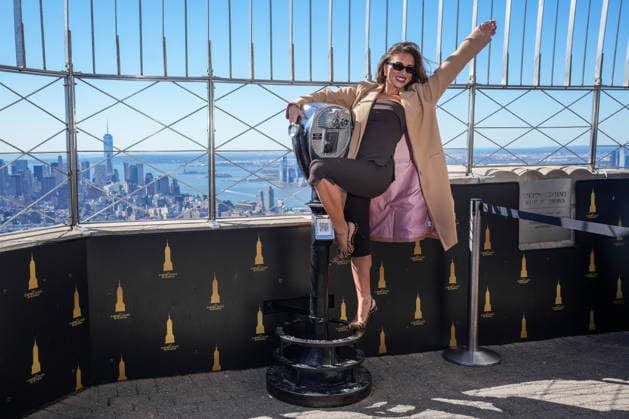 Jesse James Decker visits the Empire State Building on Tuesday, October 6, 2026, in New York City.  NYP2026100650001 STEPHANIxSPINDEL