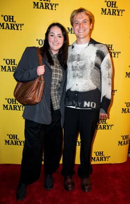 Emma Sidi and Jack Shep attends Oh, Mary! Gala Performance at The Trafalgar Theatre in London, England. UK. Tuesday 6th October 2026. Copyright: xJamesxWarrenx OH, MARY! - GALA PERFORMANCE 33