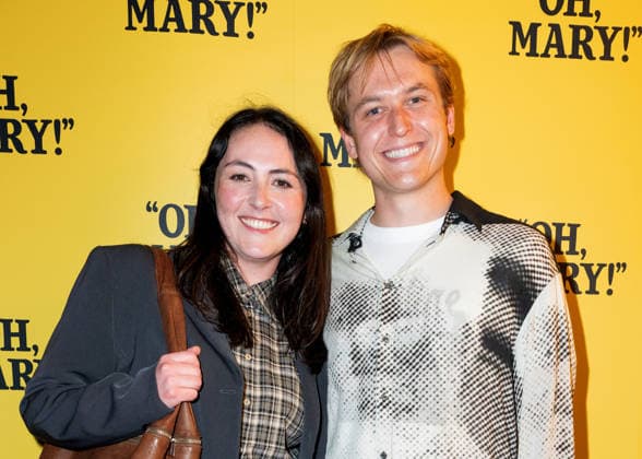 Emma Sidi and Jack Shep attends Oh, Mary! Gala Performance at The Trafalgar Theatre in London, England. UK. Tuesday 6th October 2026. Copyright: xJamesxWarrenx OH, MARY! - GALA PERFORMANCE 34