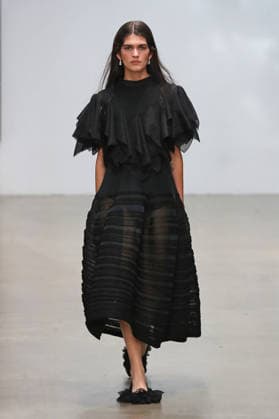 PFW - CFCL Runway A model walks the runway during the CFCL Ready to Wear Fall Winter 2026-2027 fashion show as part of Paris Fashion Week on March 10, 2026 in Paris, France. Photo by Alain-Gil Gonzalez ABACAPRESS.COM Paris France  Copyright: xGonzalezxAlain-Gil ABACAx
