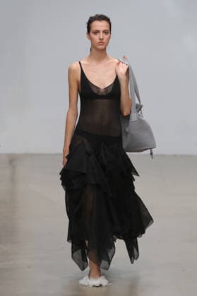 PFW - CFCL Runway A model walks the runway during the CFCL Ready to Wear Fall Winter 2026-2027 fashion show as part of Paris Fashion Week on March 10, 2026 in Paris, France. Photo by Alain-Gil Gonzalez ABACAPRESS.COM Paris France  Copyright: xGonzalezxAlain-Gil ABACAx