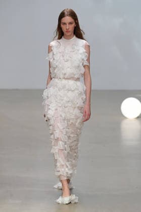 PFW - CFCL Runway A model walks the runway during the CFCL Ready to Wear Fall Winter 2026-2027 fashion show as part of Paris Fashion Week on March 10, 2026 in Paris, France. Photo by Alain-Gil Gonzalez ABACAPRESS.COM Paris France  Copyright: xGonzalezxAlain-Gil ABACAx