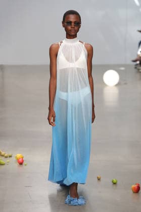 PFW - CFCL Runway A model walks the runway during the CFCL Ready to Wear Fall Winter 2026-2027 fashion show as part of Paris Fashion Week on March 10, 2026 in Paris, France. Photo by Alain-Gil Gonzalez ABACAPRESS.COM Paris France  Copyright: xGonzalezxAlain-Gil ABACAx