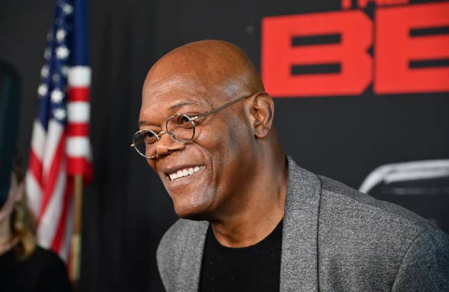 Cast member Samuel L. Jackson attends the premiere of the motion picture thriller The Beast at the Academy museum of Motion Pictures in Los Angeles on Tuesday, October 10, 2026. Storyline: When a militia of unidentified hostiles coordinates a coup against the U.S., the president uncovers the extent of The Beast s highly classified offensive capabilities in order to save his life and America.  LAP20261006800 JIMxRUYMEN