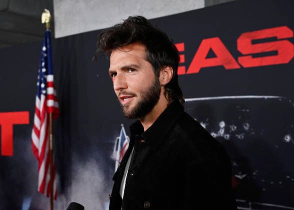 Cast member Guy Burnet attends the premiere of the motion picture thriller The Beast at the Academy museum of Motion Pictures in Los Angeles on Tuesday, October 10, 2026. Storyline: When a militia of unidentified hostiles coordinates a coup against the U.S., the president uncovers the extent of The Beast s highly classified offensive capabilities in order to save his life and America.  LAP20261006806 JIMxRUYMEN