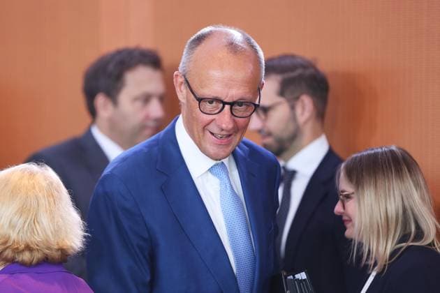 Berlin, Deutschland, 07.10.2026: Bundeskanzleramt: 61. Kabinettssitzung: Bundeskanzler Friedrich Merz (CDU) und sein Kabinett zu Beginn der Sitzung Copyright: xdtsxNachrichtenagenturx dts_137472