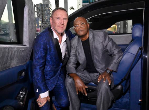 Director Renny Harlin (L) and cast member Samuel L. Jackson attend the premiere of the motion picture thriller The Beast at the Academy museum of Motion Pictures in Los Angeles on Tuesday, October 10, 2026. Storyline: When a militia of unidentified hostiles coordinates a coup against the U.S., the president uncovers the extent of The Beast s highly classified offensive capabilities in order to save his life and America.  LAP20261006823 JIMxRUYMEN