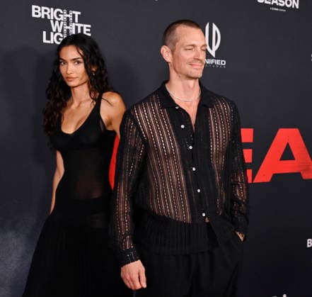 Cast member Joel Kinnaman and his wife Kelly Gale attends the premiere of the motion picture thriller The Beast at the Academy museum of Motion Pictures in Los Angeles on Tuesday, October 10, 2026. Storyline: When a militia of unidentified hostiles coordinates a coup against the U.S., the president uncovers the extent of The Beast s highly classified offensive capabilities in order to save his life and America.  LAP20261006830 JIMxRUYMEN