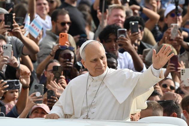 RECORD DATE NOT STATED Italy, Rome,Vatican 2026-10-07 : Pope Leo XIV during his weekly general audience in St Peter s Square Italy, Rome,Vatican 2026-10-07 : Pope Leo XIV during his weekly general audience in St Peter s Square Copyright alessia.giuliani CPP EDITORIAL USE ONLY - NO BOOKS Copyright: xAlessiaxGiuliani Catholicpressphotox
