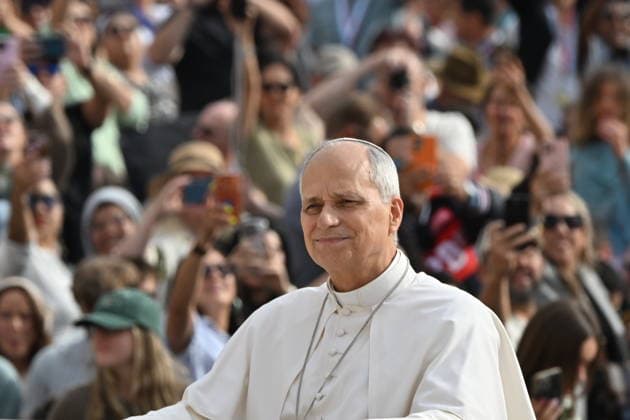 RECORD DATE NOT STATED Italy, Rome,Vatican 2026-10-07 : Pope Leo XIV during his weekly general audience in St Peter s Square Italy, Rome,Vatican 2026-10-07 : Pope Leo XIV during his weekly general audience in St Peter s Square Copyright alessia.giuliani CPP EDITORIAL USE ONLY - NO BOOKS Copyright: xAlessiaxGiuliani Catholicpressphotox
