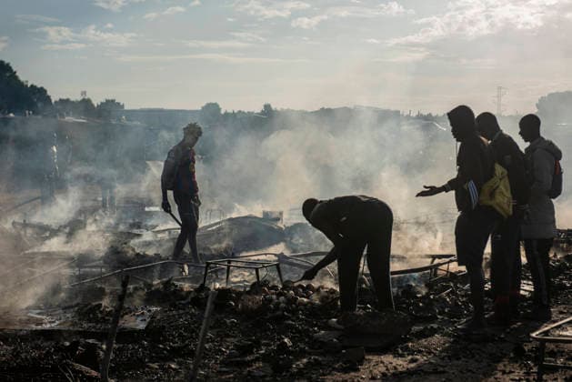 A fire in a shantytown in Albacete affects several shacks. Several people are working amid the fire’s aftermath on October 7, 2026, in Albacete, Castilla-La Mancha, Spain. A fire in the settlement along the Carretera de las Penas has mobilized the Albacete Fire Department, which is working to extinguish the blaze and prevent it from spreading. October 7, 2026. Víctor Ferná, Albacete, Castile-La Mancha, Albacete, Castile-La Mancha, Spain  Copyright: xVictorxFernandezx 7825831