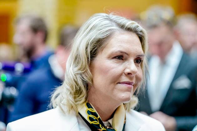 Statsbudsjett 2027 Oslo 20261007. Sylvi Listhaug (Frp) etter fremleggelsen av statsbudsjettet for 2027. Foto: Fredrik Varfjell NTB Oslo Norge qC1SWtHM2_o EDITORIAL USE ONLY Ref:_POLqC1SWtHM2_o.jpg Copyright: xFredrikxVarfjellxx xNTBx