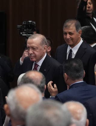 Turkish President and Leader of the Justice and Development (AK) Party Recep Tayyip Erdogan ANKARA, TURKIYE - OCTOBER 7: Turkish President and Leader of the Justice and Development (AK) Party Recep Tayyip Erdogan attends the Legislative Year Opening Meeting with AK Party lawmakers at the AK Party Congress Center in Ankara, Turkiye, on October 07, 2026. Izmir Metropolitan Municipality Mayor Cemil Tugay also attended the meeting. Ercin Erturk Anadolu Ankara Turkey. Editorial use only. Please get in touch for any other usage.  Copyright: x2026xAnadoluxErcinxErturkx