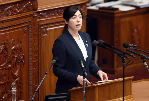 October 7, 2026, Tokyo, Japan - Japanese Economic Security Minister Kimi Onoda answers a question at Lower House s plenary session at the National Diet in Tokyo on Wednesday, October 7, 2026. (photo by Yoshio Tsunoda AFLO)  aflo_354016986