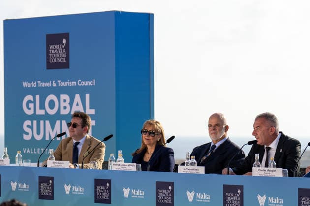 The World Travel & Tourism Council (WTTC) Global Summit Kicks Off in Malta. Malta’s Minister of Tourism, Jo Etienne Abela 1d, speaks at the official presentation of the 2026 World Tourism Summit being held in Malta. October 7, 2026, in Valletta, Malta. Under the theme Futu re ser: Shaping the Future of Travel and Tourism, the 26th edition of the World Travel & Tourism Council (WTTC) Global Summit kicks off in Malta with a notable Spanish presence. OCTOBER 7, 2026 Francisco J Valletta, Malta Valletta, Malta Spain  Copyright: xFranciscoxJ.xOlmox 7825925