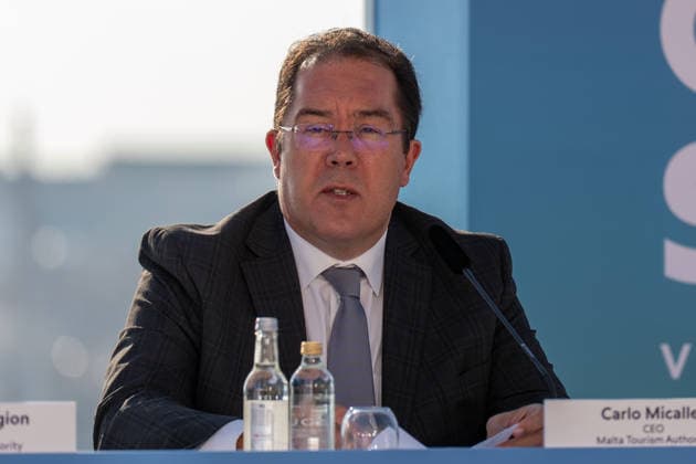 The World Travel & Tourism Council (WTTC) Global Summit Kicks Off in Malta. The CEO of the Malta Tourism Authority, Carlo Micallef, speaks at the official presentation of the 2026 World Tourism Summit being held in Malta. October 7, 2026, in Valletta, Malta. Under the theme Futu re ser: Shaping the Future of Travel and Tourism, the 26th edition of the World Travel & Tourism Council (WTTC) Global Summit kicks off in Malta with a notable Spanish presence October 7, 2026 Francisco J Valletta, Malta Valletta, Malta Spain  Copyright: xFranciscoxJ.xOlmox 7825937