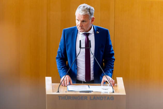 07.10.2026, GER, News Politik, 56.Plenarsitzung im Plenarsaal Thüringer Landtag Björn Höcke (AFD Thüringen) 99096 Erfurt Thueringer Landtag Thüringen Deutschland