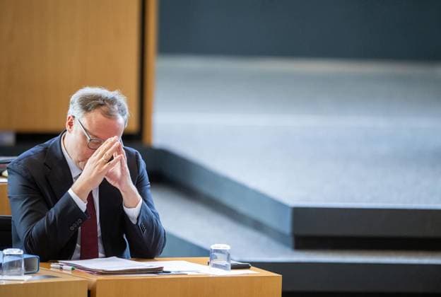 8. THÜRINGER LANDTAG - 55. PLENARSITZUNG ** NUR FÜR REDAKTIONELLE ZWECKE ** EDITORIAL USE ONLY **<p>07 10 2026-Erfurt: Thüringer Landtag 8. Wahlperiode 55. Plenarsitzung im Foto: Ministerpräsident Mario Voigt (CDU) ( Deutschland Thueringen Erfurt Copyright: SaschaxFromm