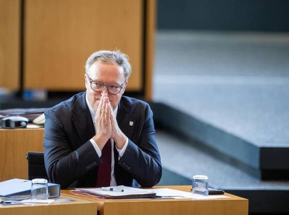 8. THÜRINGER LANDTAG - 55. PLENARSITZUNG ** NUR FÜR REDAKTIONELLE ZWECKE ** EDITORIAL USE ONLY **<p>07 10 2026-Erfurt: Thüringer Landtag 8. Wahlperiode 55. Plenarsitzung im Foto: Ministerpräsident Mario Voigt (CDU) ( Deutschland Thueringen Erfurt Copyright: SaschaxFromm