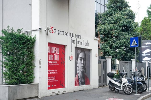 IPA89394071 - MILAN, October 7, 2026 - Opening of the photography exhibition Through My Eyes: Frida Kahlo and the Making of a Myth, curated by Vittoria Mainoldi at Superstudio PiÃ¹ on Via Tortona.  Copyright: xEmanuelexRobertoxDexCarlix xx IPA89394071