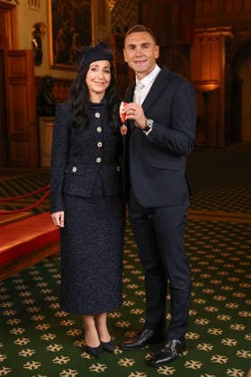 Investitures at Windsor Castle 07 10 2026. Windsor, UK. Sir Kevin Sinfield receives the Honour of Knighthood from The Prince of Wales at an investiture ceremony at Windsor Castle, Berkshire., Credit:Andrew Parsons Kensington Palace B66 Avalon United Kingdom, England, Windsor  Copyright: xAndrewxParsonsx xKensingtonxPalacex xB66x xAvalonx 1141202869