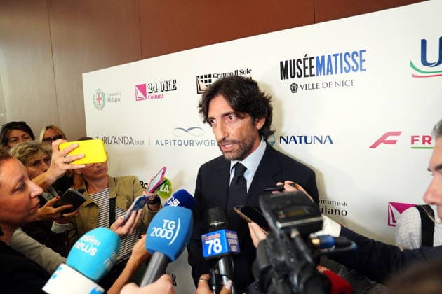 IPA89394473 - Milan, October 7, 2026: Preview of the exhibition Matisse: The World in a Room 2 at MUDEC, the Museum of Cultures. Pictured: Federico Silvestri, CEO of Sole 24 Ore  Copyright: xDuilioxPiaggesix xDuilioxPiaggesix IPA89394473