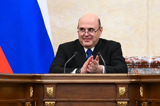 Russia Mishustin Government 9259239 07.10.2026 Russian Prime Minister Mikhail Mishustin chairs a meeting with members of the government in Moscow, Russia. Kristina Solovyova Sputnik Moscow Russia  Copyright: xKristinaxSolovyovax