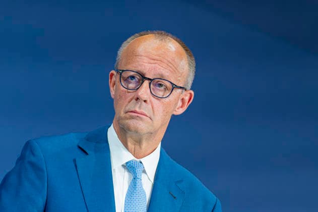 Friedrich Merz EUR, Deutschland, Berlin, 07.10.2026: Keynote von Bundeskanzler Friedrich Merz (CDU) zur Lage unseres Landes anlässlich der in Berlin stattfindenen Jubiläumsveranstaltung von 80 Jahre Handelsblatt und 100 Jahre WirtschaftsWoche.