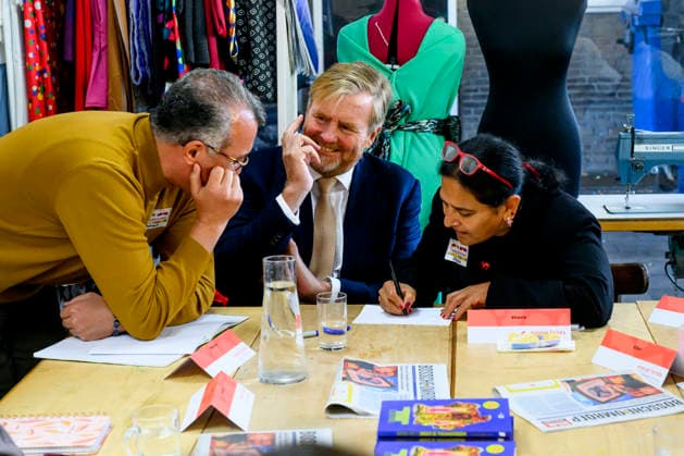 07-10-2026 Bosch King Willem-Alexander visited the Bike House, world kitchen and the Boschveld Garden at the Copernikkel, a cooperative of various resident-led initiatives and participating in the SAMEN lokaal program, in Den Bosch. Â  Copyright: xPPEx