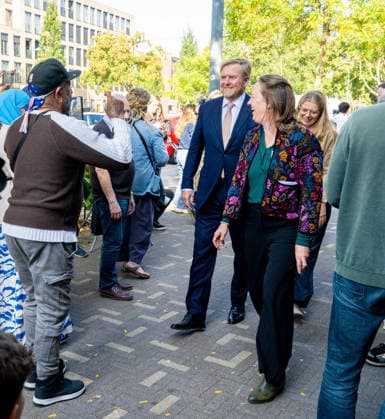 07-10-2026 Bosch King Willem-Alexander visited the Bike House, world kitchen and the Boschveld Garden at the Copernikkel, a cooperative of various resident-led initiatives and participating in the SAMEN lokaal program, in Den Bosch. Â  Copyright: xPPEx