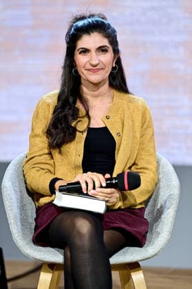 Frankfurter Buchmesse 2026. Schriftstellerin Shida Bazyar ( Gewinnerin Deutscher Buchpreis 2026 ) am 07.10.2026 auf der Frankfurter Buchmesse. 20261007MWI151691