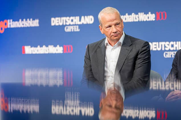 Markus Kamieth EUR, Deutschland, Berlin, 07.10.2026: Markus Kamieth CEO BASF besucht die in Berlin stattfindene Jubiläumsveranstaltung von 80 Jahre Handelsblatt und 100 Jahre WirtschaftsWoche.