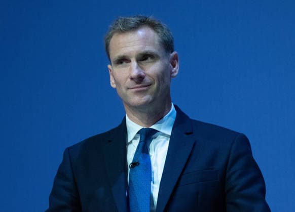 October 7, 2026, Birmingham, United Kingdom: Shadow Home Secretary Chris Philp addresses the Conservative Party faithful. On the final day of the 2026 Conservative Party Conference, Chris Philp outlined his fiery vision for law, order, and border security. Birmingham United Kingdom  - ZUMAs197 20261007_aaa_s197_026 Copyright: xGaryxRobertsx