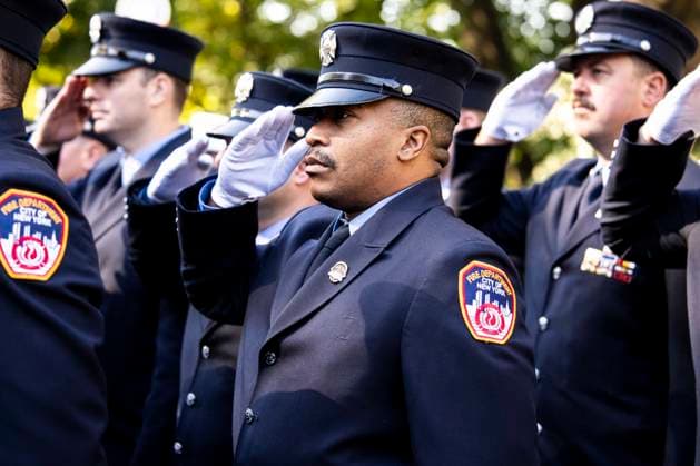 October 7, 2026, New York City, New York, United States: FDNY Firefighters at the 119th Annual FDNY (Fire Department of the City of New York) Memorial Service in New York City. New York City United States  - ZUMAb161 20261007_aap_b161_003 Copyright: xMichaelxBrochsteinx