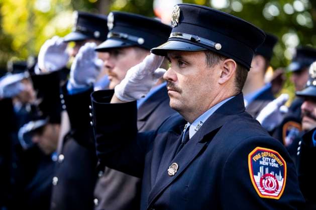 October 7, 2026, New York City, New York, United States: FDNY Firefighters at the 119th Annual FDNY (Fire Department of the City of New York) Memorial Service in New York City. New York City United States  - ZUMAb161 20261007_aap_b161_009 Copyright: xMichaelxBrochsteinx