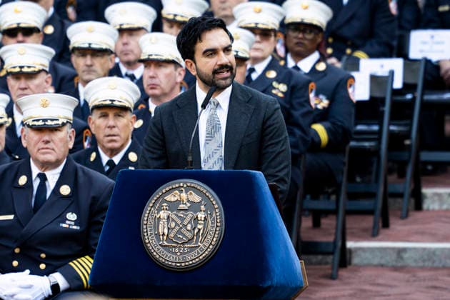October 7, 2026, New York City, New York, United States: New York City Mayor ZOHRAN MAMDANI (D) speaking at the 119th Annual FDNY (Fire Department of the City of New York) Memorial Service in New York City. New York City United States - ZUMAb161 20261007_aap_b161_012 Copyright: xMichaelxBrochsteinx