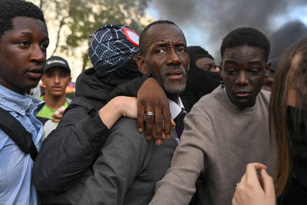 The Mayor of Saint-Denis, Bally Bagayoko, at the demonstration by students, school pupils and trade unions in Paris, France, on 6 October 2026 - 06 10 2026 - France Ile-de-France (region) Paris -  JulienxMattiax xLexPictorium LePictorium_0342372