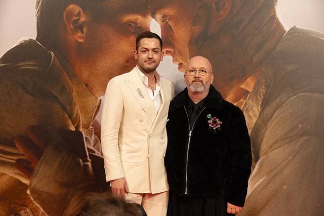 Producer Michiel Dhont and Scenario Writer And Actor Angelo Tijssens pictured during the opening of Gent International Film Festival, with the opening film Coward by Gent director Dhont on Wednesday 7 October 2026. The 53rd edition of Film Fest Gent takes place from 07 to 18 October. Coward is Dhont s third feature film and this is the third time a film by Dhont has opened the festival. This previously happened with Girl in 2018 and Close in 2022. JAMES ARTHUR PHOTOGRAPHY  JAMESxARTHURxGEKIERE 189086712