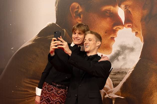 Actor Valentin Campagne and Actor Emmanuel Macchia pictured during the opening of Gent International Film Festival, with the opening film Coward by Gent director Dhont on Wednesday 7 October 2026. The 53rd edition of Film Fest Gent takes place from 07 to 18 October. Coward is Dhont s third feature film and this is the third time a film by Dhont has opened the festival. This previously happened with Girl in 2018 and Close in 2022. JAMES ARTHUR PHOTOGRAPHY  JAMESxARTHURxGEKIERE 189086678