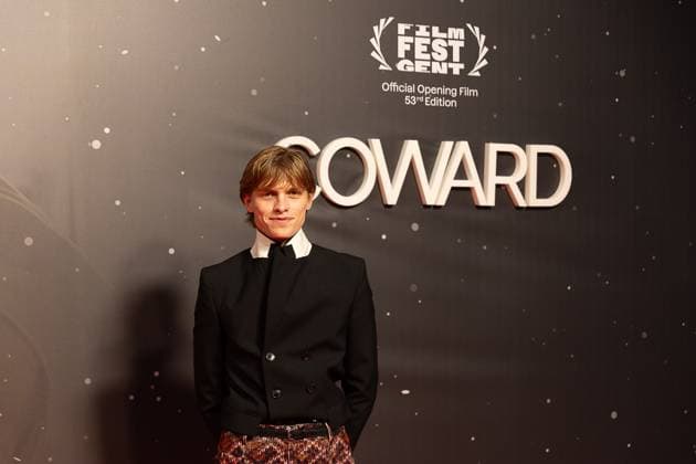 Actor Emmanuel Macchia pictured during the opening of Gent International Film Festival, with the opening film Coward by Gent director Dhont on Wednesday 7 October 2026. The 53rd edition of Film Fest Gent takes place from 07 to 18 October. Coward is Dhont s third feature film and this is the third time a film by Dhont has opened the festival. This previously happened with Girl in 2018 and Close in 2022. JAMES ARTHUR PHOTOGRAPHY  JAMESxARTHURxGEKIERE 189086685