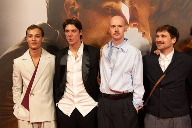 Cast Cowards pictured during the opening of Gent International Film Festival, with the opening film Coward by Gent director Dhont on Wednesday 7 October 2026. The 53rd edition of Film Fest Gent takes place from 07 to 18 October. Coward is Dhont s third feature film and this is the third time a film by Dhont has opened the festival. This previously happened with Girl in 2018 and Close in 2022. JAMES ARTHUR PHOTOGRAPHY  JAMESxARTHURxGEKIERE 189086653