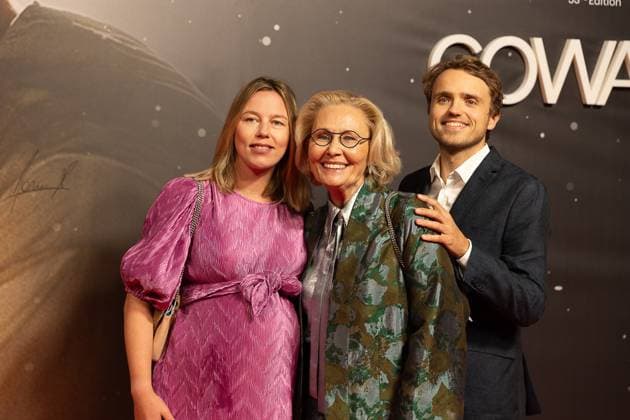 Claire Tillekaerts with daughter pictured during the opening of Gent International Film Festival, with the opening film Coward by Gent director Dhont on Wednesday 7 October 2026. The 53rd edition of Film Fest Gent takes place from 07 to 18 October. Coward is Dhont s third feature film and this is the third time a film by Dhont has opened the festival. This previously happened with Girl in 2018 and Close in 2022. JAMES ARTHUR PHOTOGRAPHY  JAMESxARTHURxGEKIERE 189086513