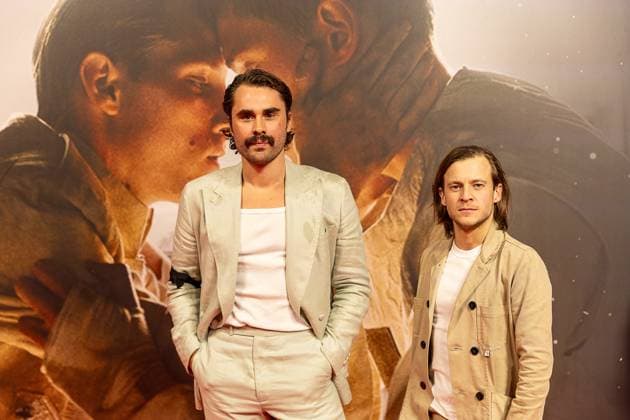 Actor Boris Van Severen (L) pictured during the opening of Gent International Film Festival, with the opening film Coward by Gent director Dhont on Wednesday 7 October 2026. The 53rd edition of Film Fest Gent takes place from 07 to 18 October. Coward is Dhont s third feature film and this is the third time a film by Dhont has opened the festival. This previously happened with Girl in 2018 and Close in 2022. JAMES ARTHUR PHOTOGRAPHY  JAMESxARTHURxGEKIERE 189086508