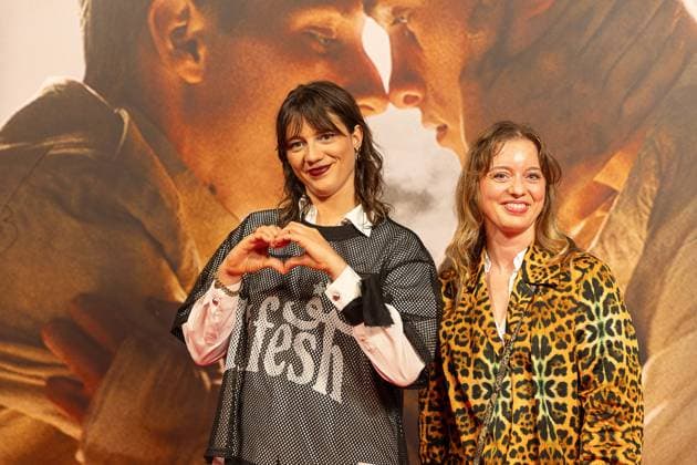 Actress Anemone Valcke (L) pictured during the opening of Gent International Film Festival, with the opening film Coward by Gent director Dhont on Wednesday 7 October 2026. The 53rd edition of Film Fest Gent takes place from 07 to 18 October. Coward is Dhont s third feature film and this is the third time a film by Dhont has opened the festival. This previously happened with Girl in 2018 and Close in 2022. JAMES ARTHUR PHOTOGRAPHY  JAMESxARTHURxGEKIERE 189086507