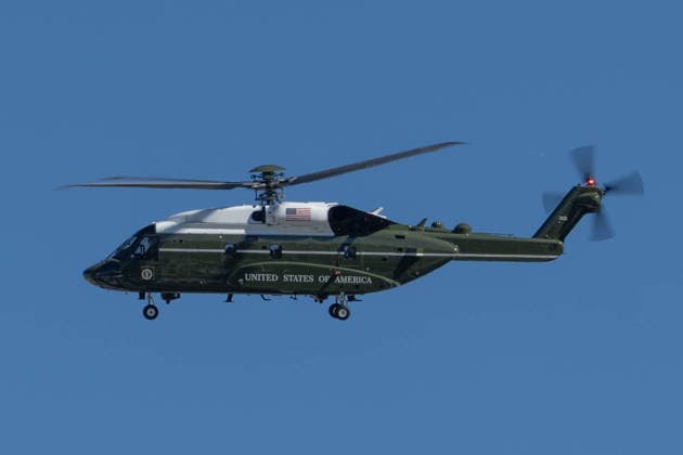 October 7, 2026, Washington, District Of Columbia, United States: President DONALD TRUMP departs the White House aboard Marine One en route to San Antonio, Texas, where he is scheduled to headline a midterm campaign rally at Freeman Coliseum ahead of the November elections. Washington United States  - ZUMAk206 20261007_znp_k206_021 Copyright: xMattxKaminskyx
