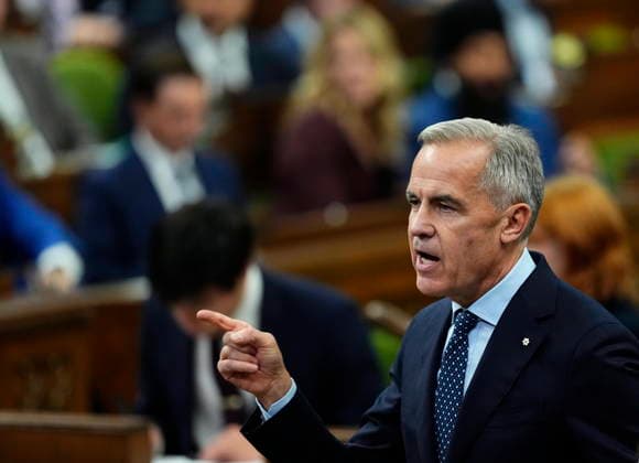 October 7, 2026, Ottawa, On, CAN: Prime Minister Mark Carney rises during Question Period in the House of Commons on Parliament Hill in Ottawa on Wednesday, Oct. 7, 2026. Ottawa CAN  - ZUMAc35_ 20261007_zaf_c35_051 Copyright: xJustinxTangx