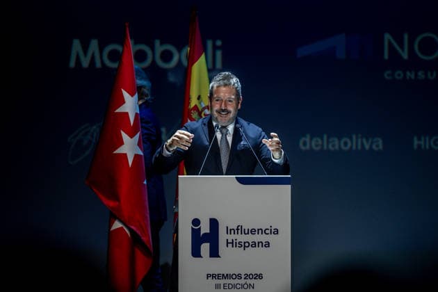 3rd Annual Hispanic Influence Awards Mariano de Paco, the Regional Minister of Culture, Tourism, and Sports for the Community of Madrid, speaks during the 3rd Annual Hispanic Influence Awards ceremony on October 7, 2026, in Madrid, Spain. The main objective of the Hispanic Influence Awards is to recognize excellence, talent, creativity, and leadership of individuals and institutions that strengthen ties within the Spanish-speaking community and promote Hispanic values globally. OCTOBER 7, 2026 HISPANIC INFLUENCE AWARDS SPANISH-SPEAKERS HISPANIC IDENTITY Madrid Madrid, Spain  Copyright: xRicardoxRubiox 7827283